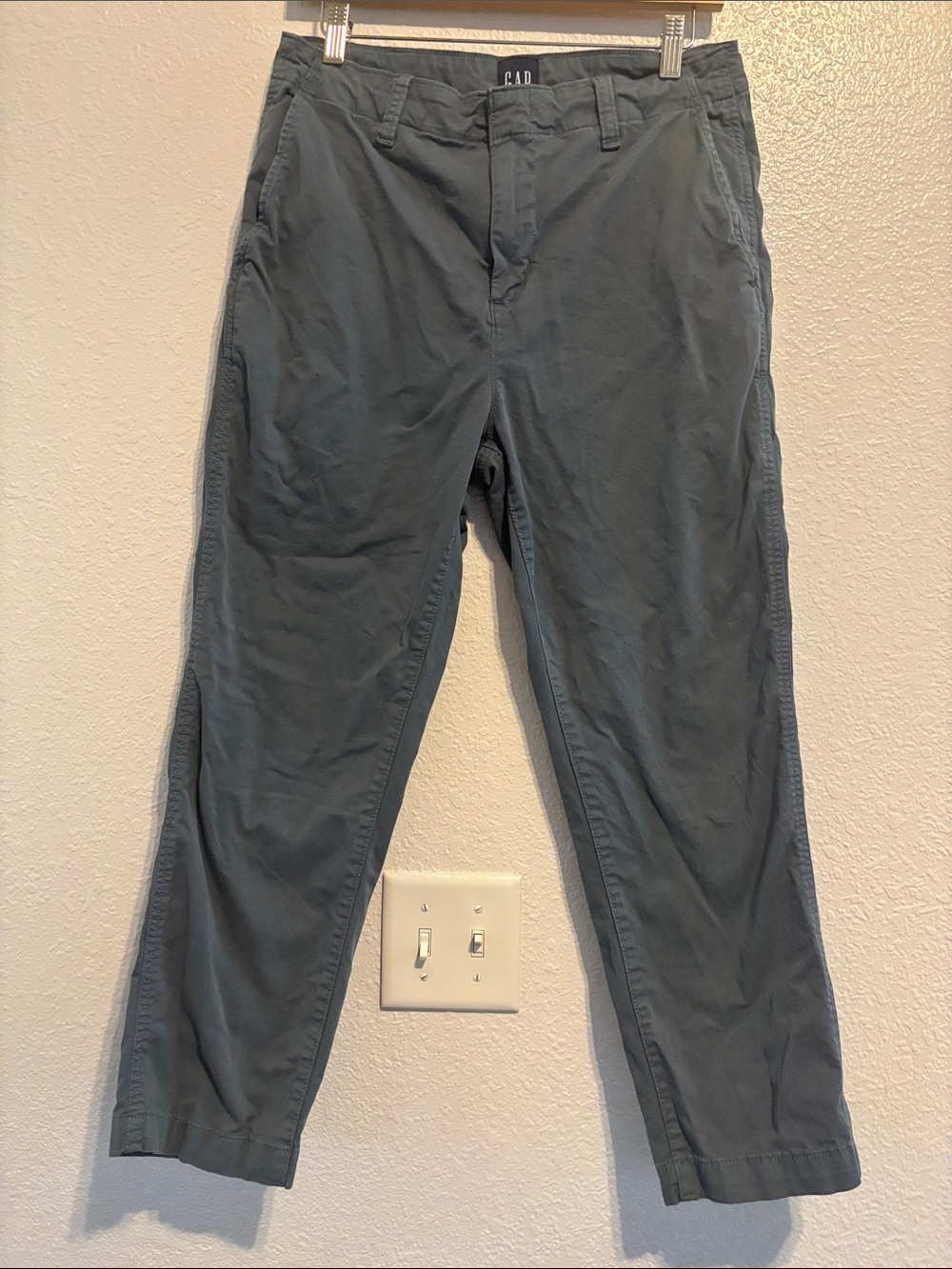 GAP Slate Blue Straight Leg Chinos